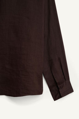 CAMISA POLO RELAXED FIT RAMIO - LYOCELL / Marr?n - Zara фото 9