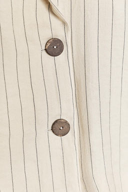 STRIPED DOUBLE-BREASTED BLAZER - Zara фото 14