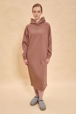 PELICAN, платье женское, Коричневый  фото 2