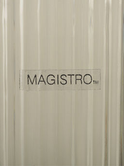 Бокал для вина Magistro «Грани», 250 мл, 8×14.5 см, стекло, графитовый