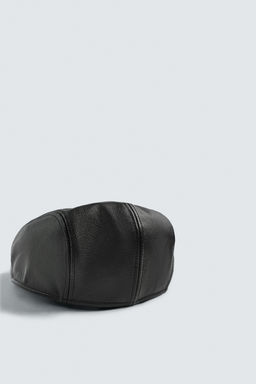 LEATHER BERET LIMITED EDITION - Zara фото 5