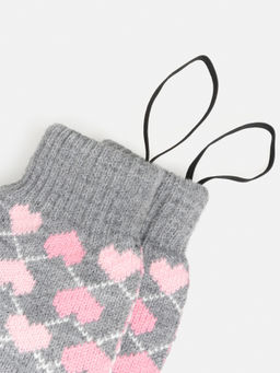 ACOOLA / Перчатки детские Gladys серый меланж  фото 2