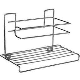 АЛТ411С Держатель для бумаги с полочкой 19х12,5х9,5см металл (х24)