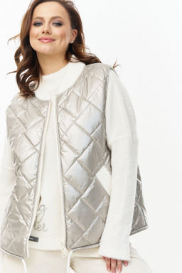 Жилет AVE RARA 1072/1 песочный-металлик