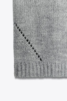OVERSIZED KNIT SHORT SLEEVE SWEATER - Zara фото 7