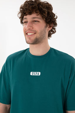 Erkek Oversize Fit Bisiklet Yaka Koyu Ye_il Ti__rt Sepette S_rpriz _ndirim - U.s. polo assn фото 3