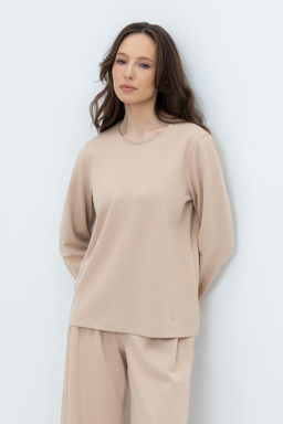 ЕВТ 3163/темно-бежевый джемпер жен