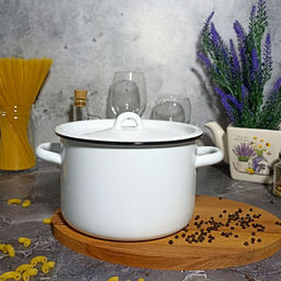 Кастрюля 2,9л цил белосн. 2с16/1