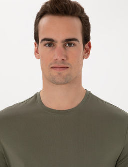 Haki Slim Fit Merserize Basic Ti__rt - Pierre cardin фото 2