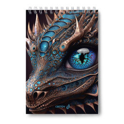 Б127 Светоч Блокнот на гребне, выборочный лак, A5 80 л. 4 шт. клетка Взгляд 01240  фото 4