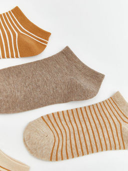 ?izgili Kad?n Patik ?orap 5li