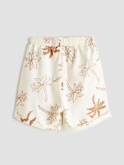 Beli Lastikli Bask?l? Erkek ?ocuk ?ort