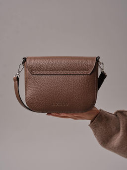 Сумка кожаная Azaro 30741 коричневый какао