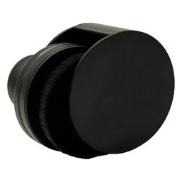 Nail Art Плоская мягкая кисть для макияжа с футляром, черный фото 6