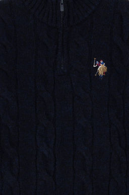 Темно-синий свитер для мальчика Неожиданная скидка в корзине - U.s. polo assn фото 3