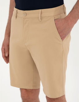 Camel Slim Fit Dokuma _ort