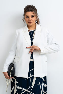 Жакет Aira Style 24-035-Р Светло-молочный