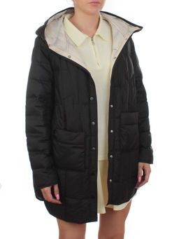 H24-32 BLACK Куртка пуховая облегченная женская (белый утиный пух) - Fashion фото 8