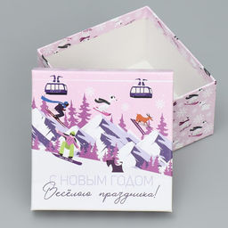 Набор подарочных коробк 6 в 1 С Новым годом, 10 10 6 20 20 11 см - Дарите счастье фото 31