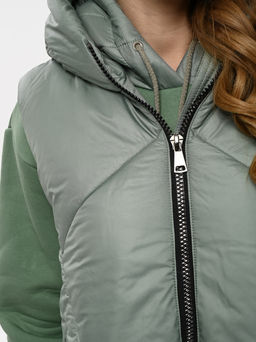 Утепленный жилет oversize - А+б коллекция фото 47