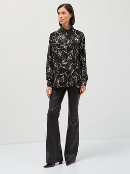 Блузка черная - Tantino фото 4