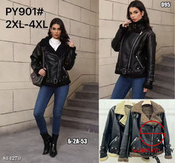 Дублёнка эко-кожа женская - Bruno фото 2