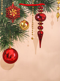 Цена за 2 шт. Пакет подарочный новогодний ламинированный, «Атмосфера Нового Года», 26×12×32 см