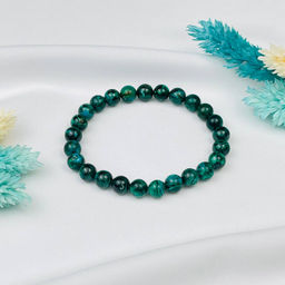 Браслет из Хризоколлы в Малахите - Радуга самоцветов фото 2