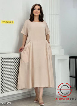 Платье женское однотонное - Bruno фото 2