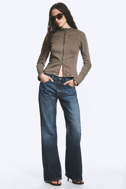CHAQUETA GENEVIEVE SLIM DE ALGOD?N ESTRUCTURADO CON CREMALLERA - H&m фото 2
