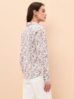 Рубашка с контрастной стойкой OD-737-6 - Tantino фото 3