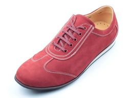 03-F031-67-3 RED Полуботинки спортивные мужские (натуральная замша) - No name фото 3