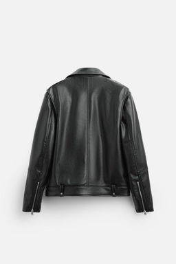 FAUX LEATHER BIKER JACKET - Zara фото 7