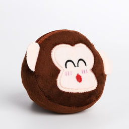 Кошелёк-браслет на молнии, коричневый