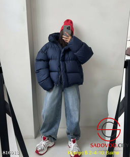 Тёплый объёмный пуховик в стиле oversize. - Bruno фото 4