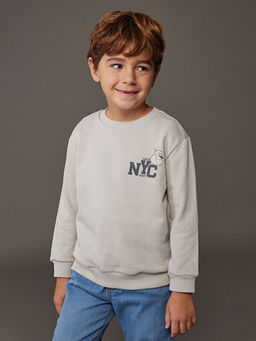 Bisiklet Yaka Erkek ?ocuk Sweatshirt