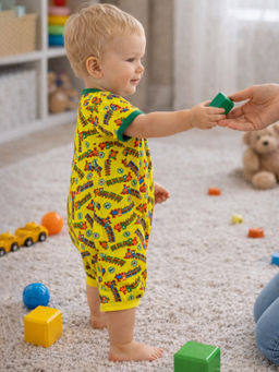 Песочник ясельный желтыйзеленый паровоз