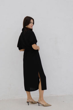 Платье-рубашка с объёмными рукавами - Martichelli фото 17