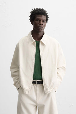 STRIPED TEXTURED JACKET - Zara фото 2