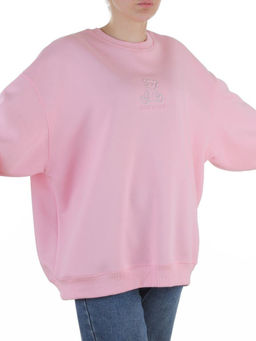 5012-1 PINK Свитшот женский (100% хлопок)