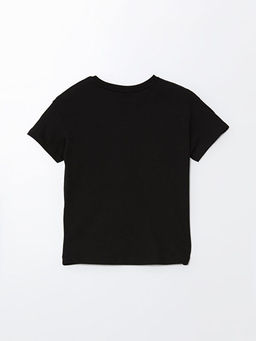 Bisiklet Yaka K?z ?ocuk Ti??rt - Waikiki фото 3