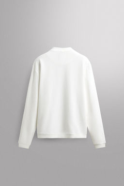 SUDADERA CREWNECK WAFFLE TRAINING / Blanco - Zara фото 8