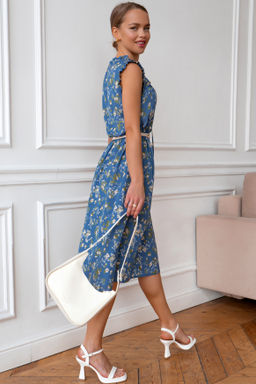 Платье Open Style 5741 голубой