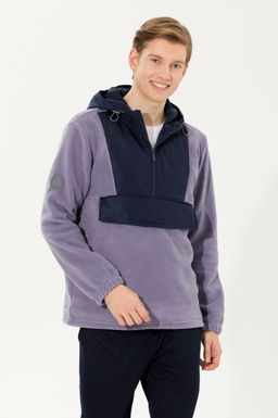 U. S. Polo Assn Мужская серая толстовка с капюшоном - U.s. polo assn фото 3