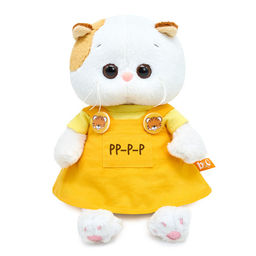 Мягкая игрушка "Ли-Ли BABY в сарафане с тигрятами" 18см (LB-147) в инд. коробке