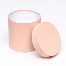 Набор круглых коробок 5 в 1 Персик, 25 х 25 - 19 х 19 см - Simaland фото 5