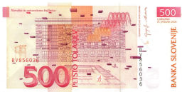 Банкнота 500 толаров 2005 года Словения