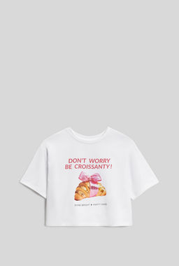 ACOOLA / Футболка детская для девочек Heidari белый  фото 3