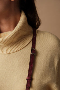 Сумка кожаная Azaro 30832 вишневое каберне