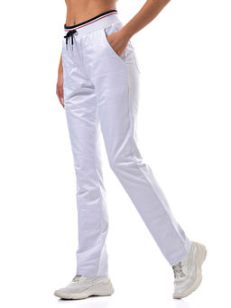 Брюки из тонкого футера с плащевкой - А+б коллекция фото 20